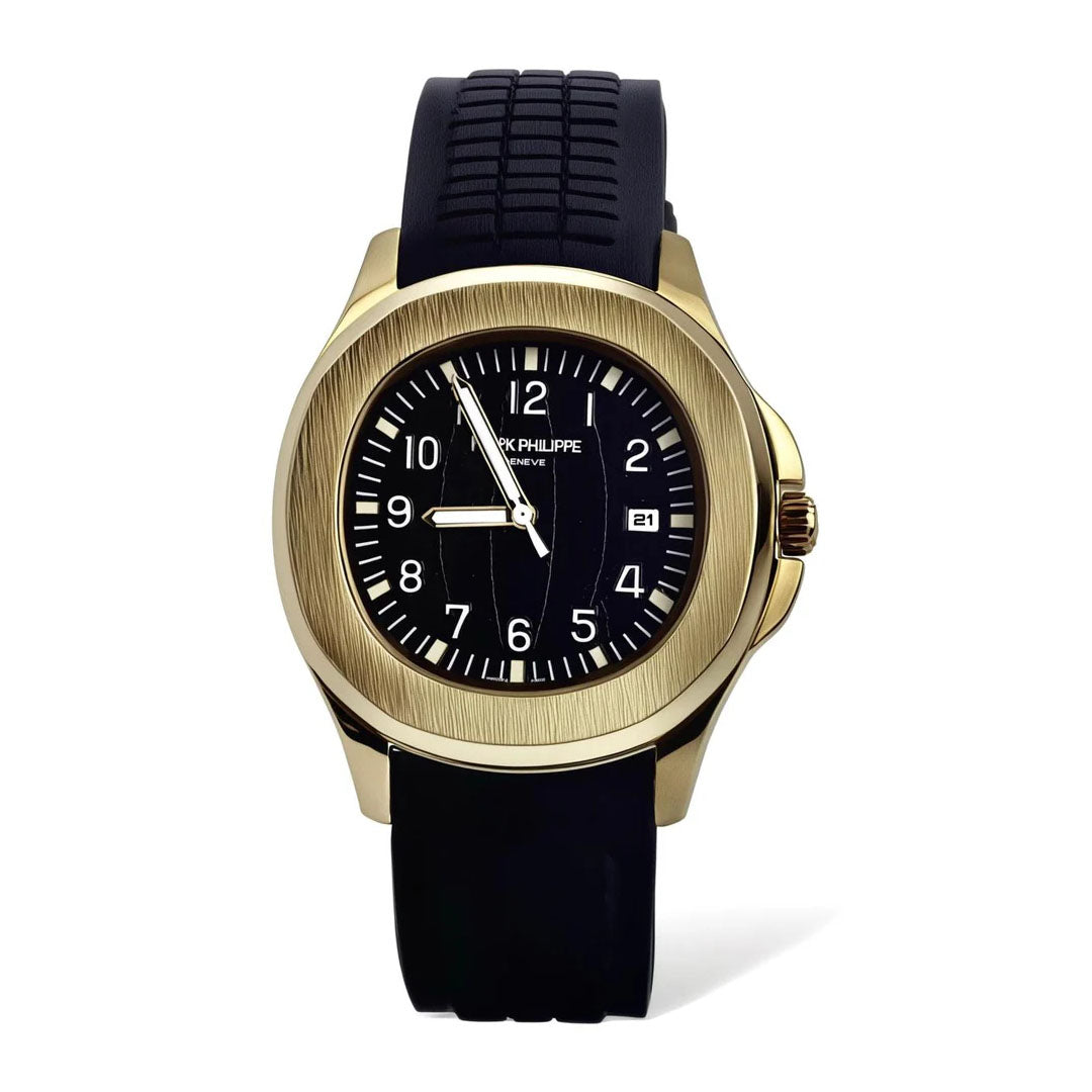 Aquatic Steel Watch — Black Strap