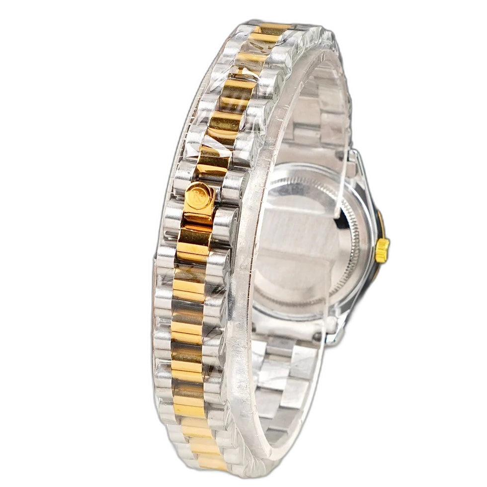 Regal Two-Tone Emerald Dial Watch